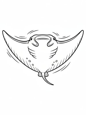 Splash the Manta Ray