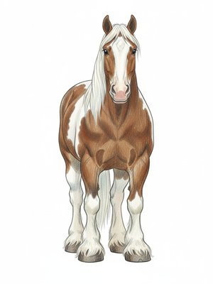 Thunder the Strong Work Horse