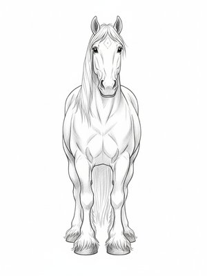 Thunder the Strong Work Horse