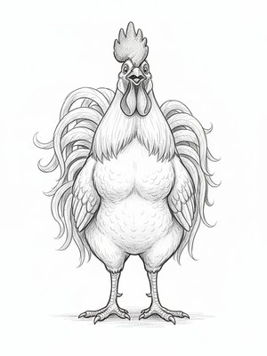 Rooster Red the Proud Cockerel