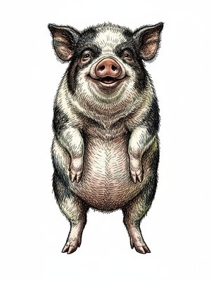 Pepper the Miniature Pig