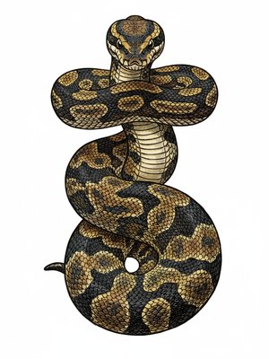 Marble the Ball Python