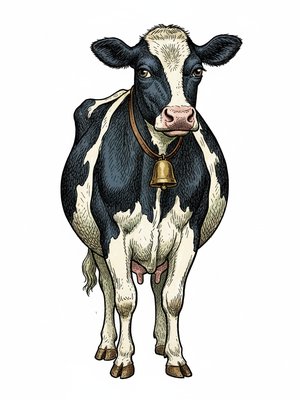 Bessie the Gentle Dairy Cow