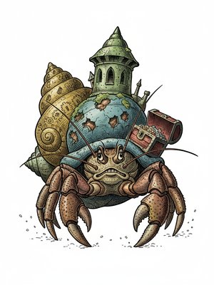 Pinchy the Hermit Crab