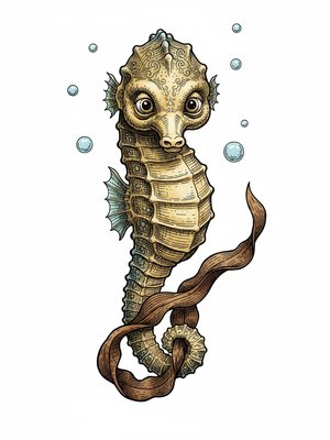 Squirt the Baby Seahorse