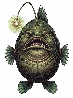 Glimmer the Anglerfish