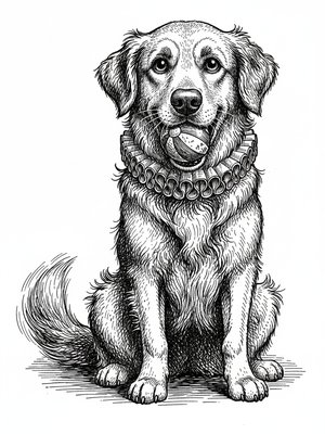 Max the Loyal Golden Retriever