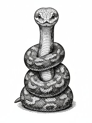 Scales the Ball Python