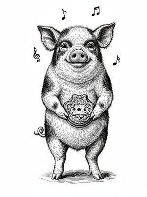 Pepper the Miniature Pig