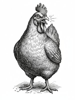 Cluck the Bossy Hen