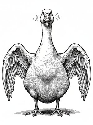 Honker the Guard Goose