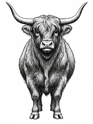 Angus the Highland Bull