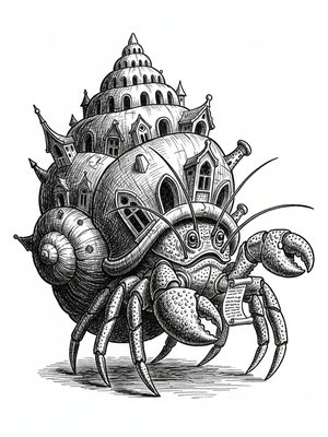 Pinchy the Hermit Crab