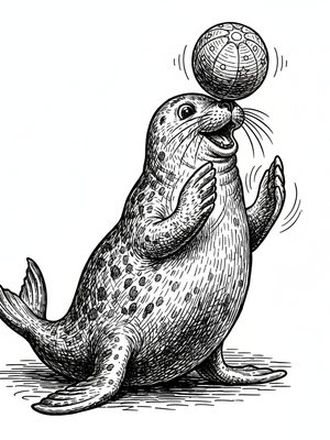 Giggles the Playful Seal