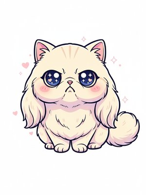 Grumpy the Aloof Persian