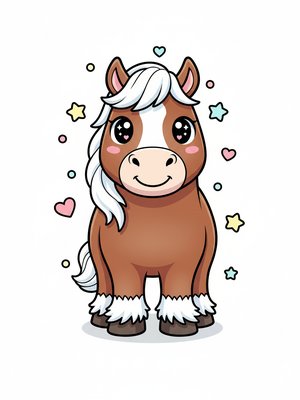 Thunder the Strong Work Horse