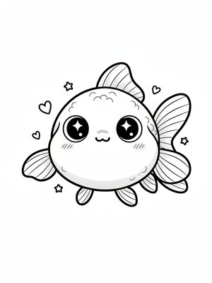 Bubbles the Fancy Goldfish