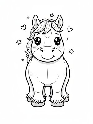 Thunder the Strong Work Horse