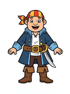 Captain Jolly the Friendly Pirate