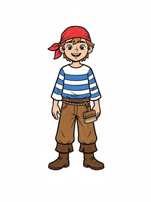 Swabby the Pirate Deckhand