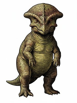 Pluto the Pachycephalosaurus