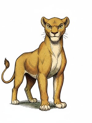 Nala the Fierce Lioness