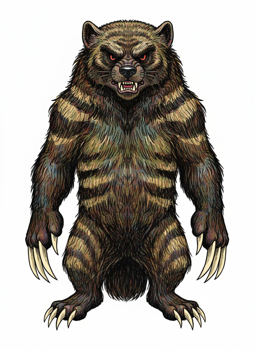 Claw the Wolverine - Full Colored Illustration