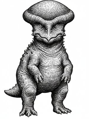 Pluto the Pachycephalosaurus