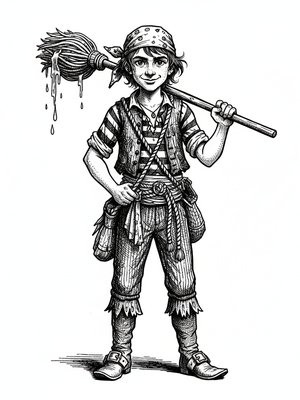 Swabby the Pirate Deckhand