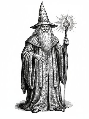 Merlin the Wise Wizard
