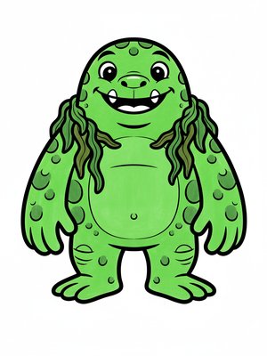 Greenie the Swamp Monster