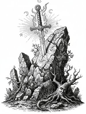 Enchanted Sword in Stone
